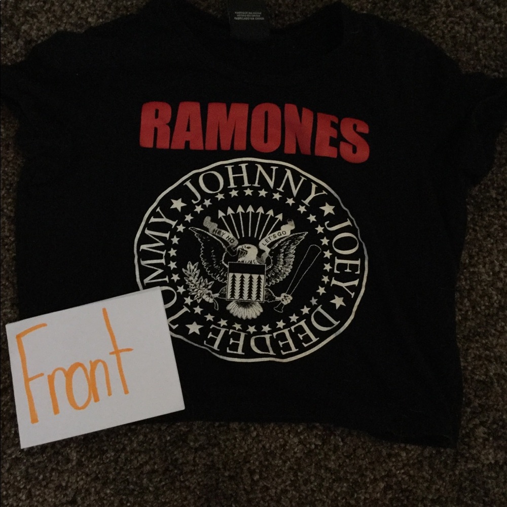 RAMONS TWEEN GIRL CROP TOP